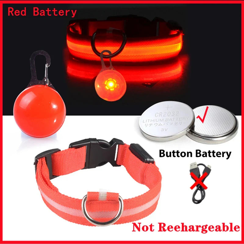 COOYOMOO USB Charging Glowing Dog Collar
