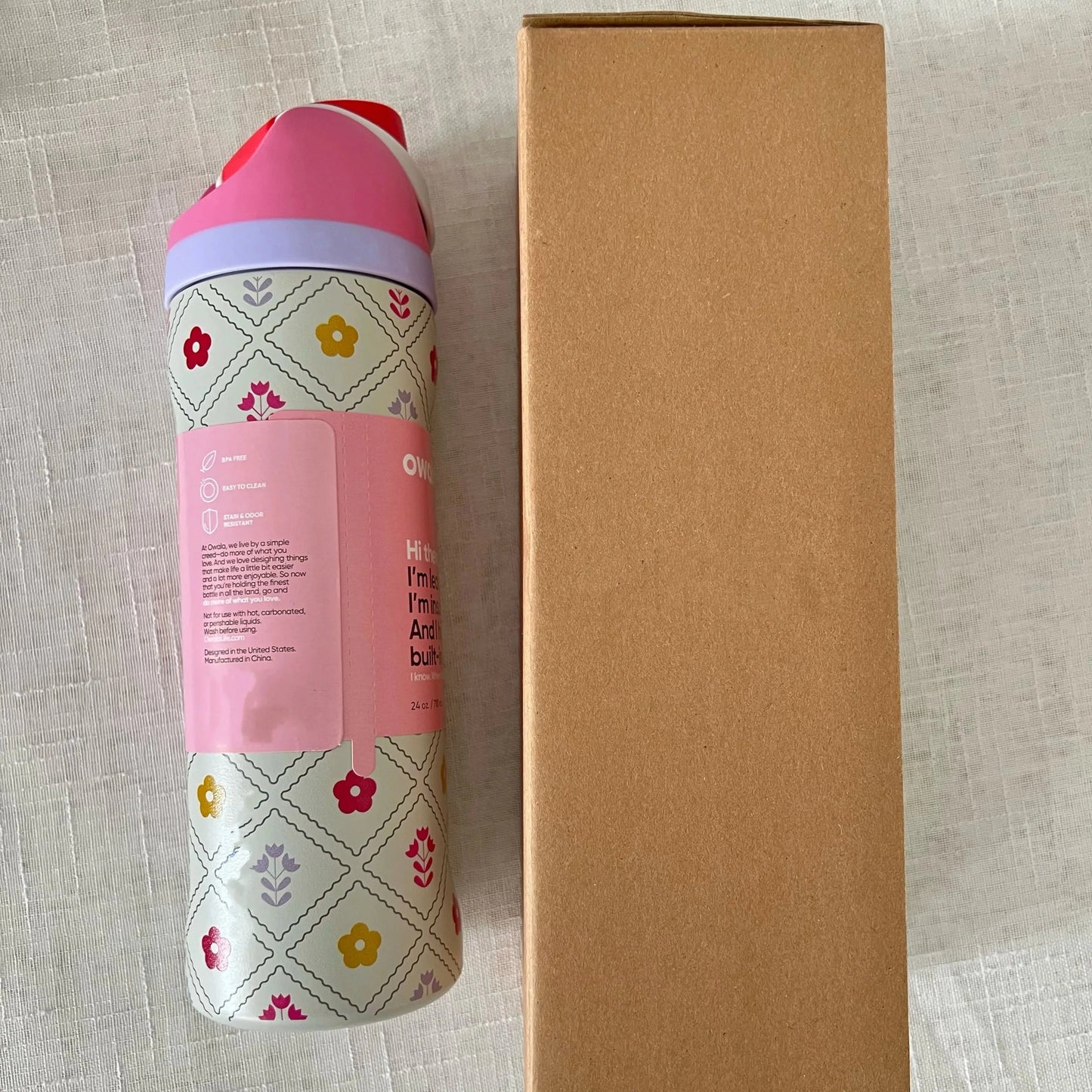 Owala Stainless Steel Straw Bottle