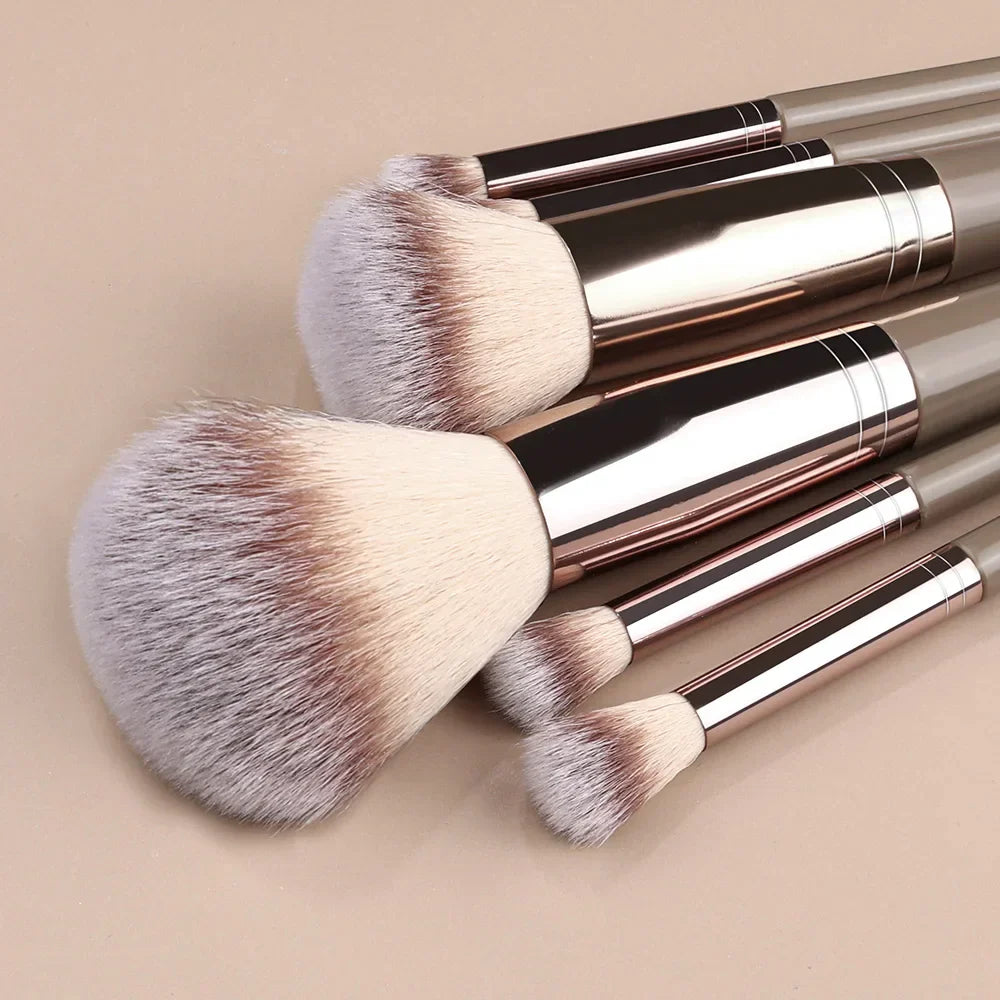 ZSRUNHUI 3–20PCS Fluffy Makeup Brush Set