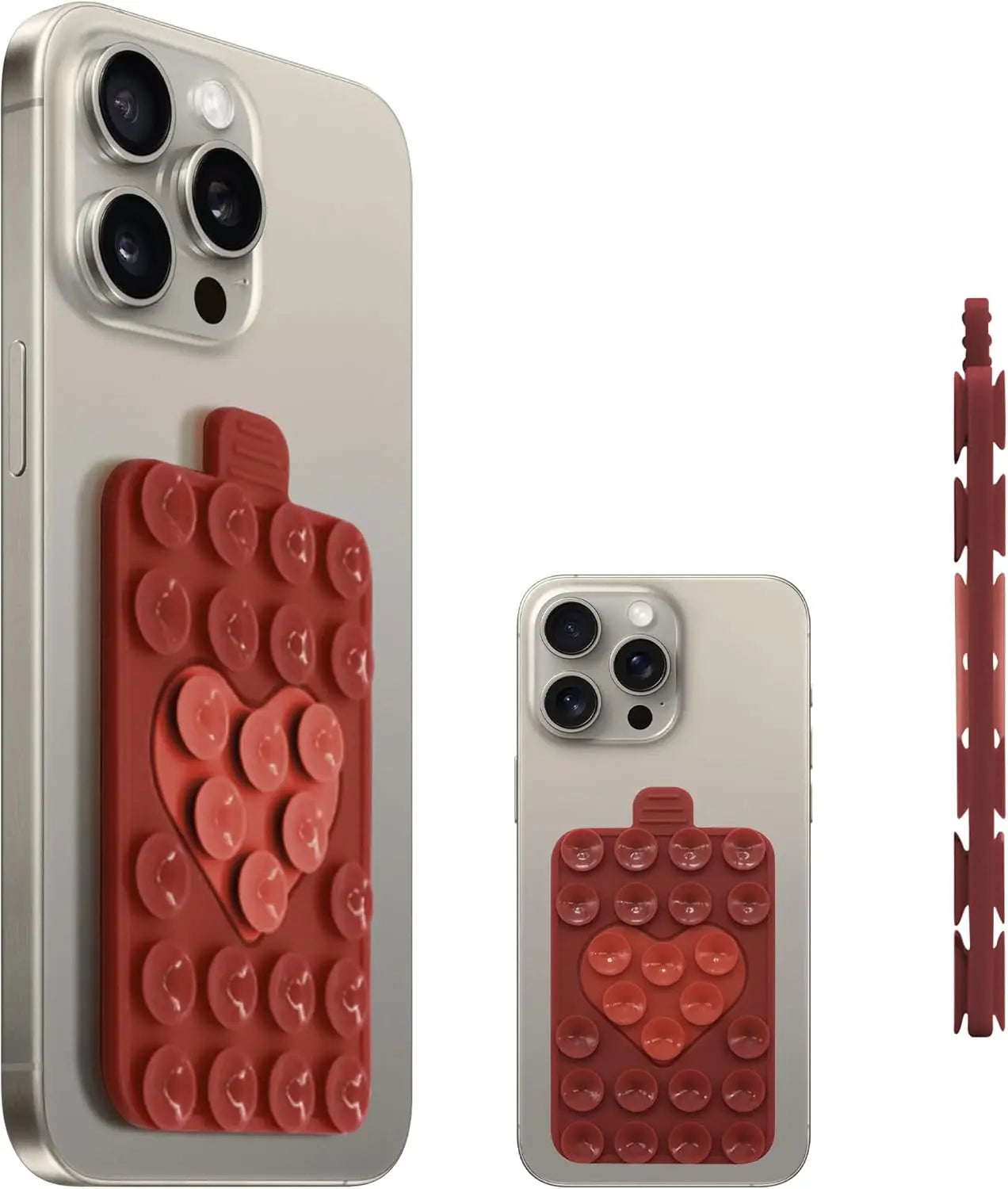Heart Shape Double-Sided Suction Holder