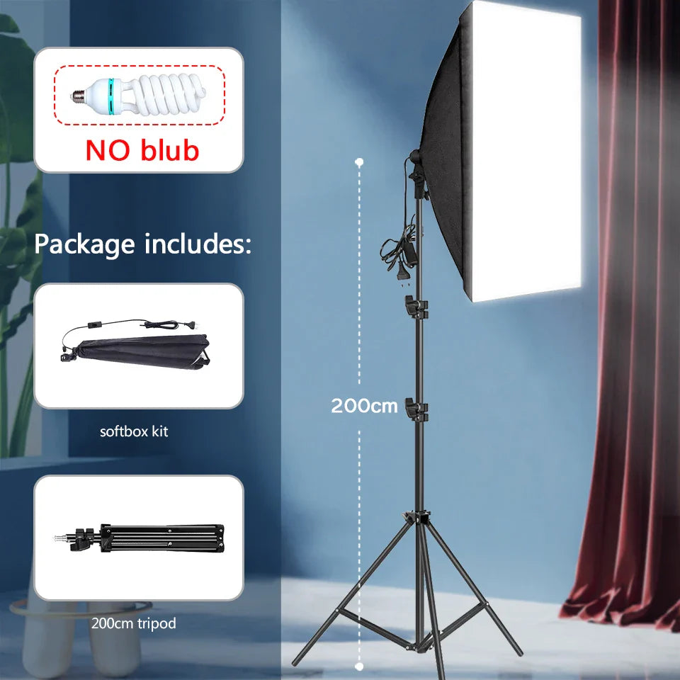 Professional Softbox Lighting Kit