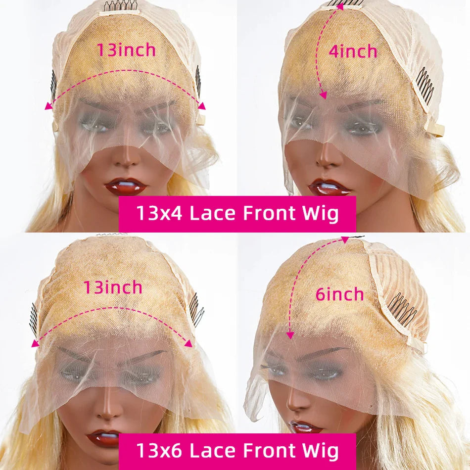 Honey Blonde Body Wave Wig