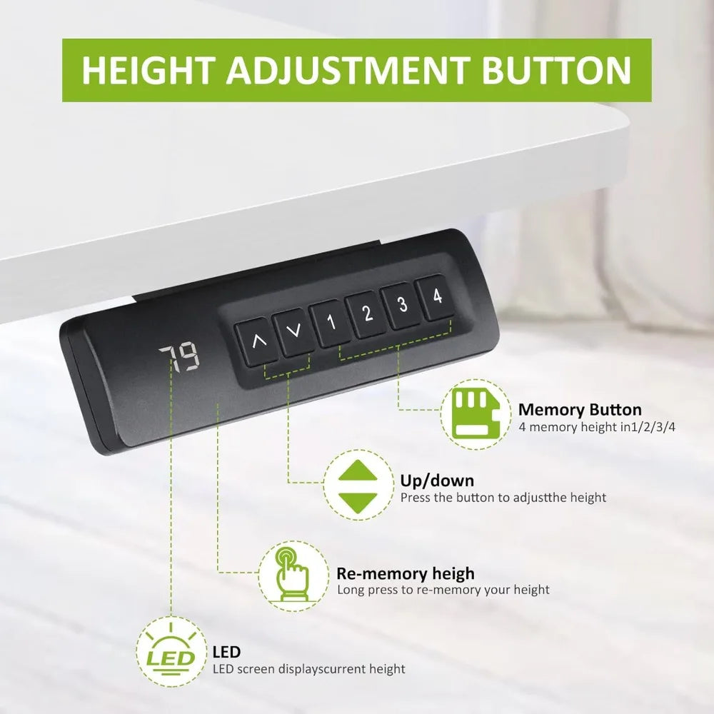 HUANZHUANG 48x24 Inch Electric Standing Desk