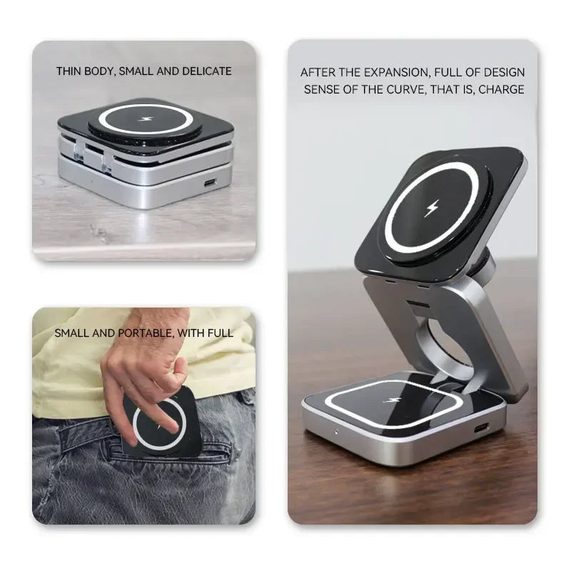 VBNM 3-in-1 Travel Charging Station