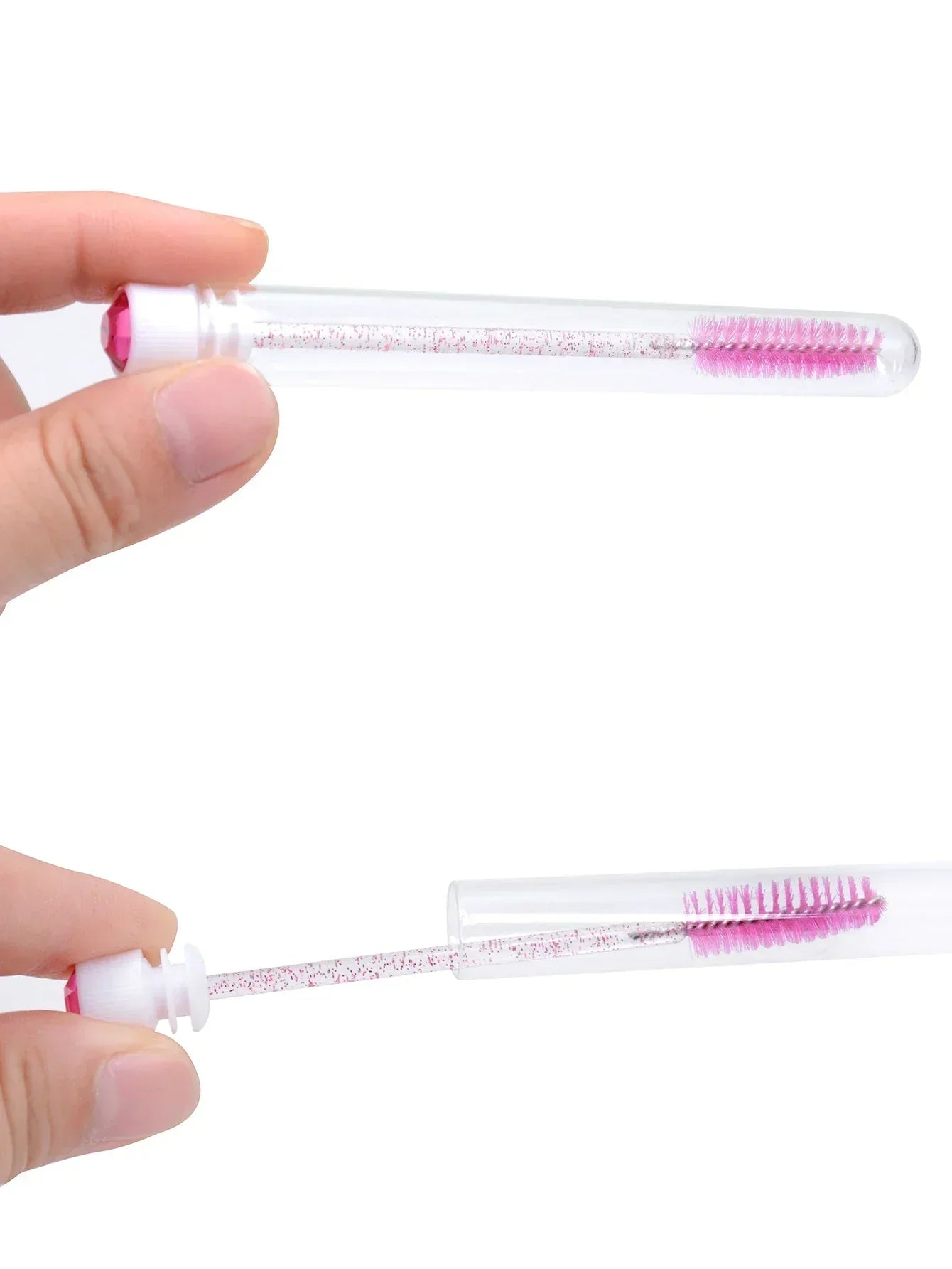 10Pcs Reusable Eyelash Brush Set