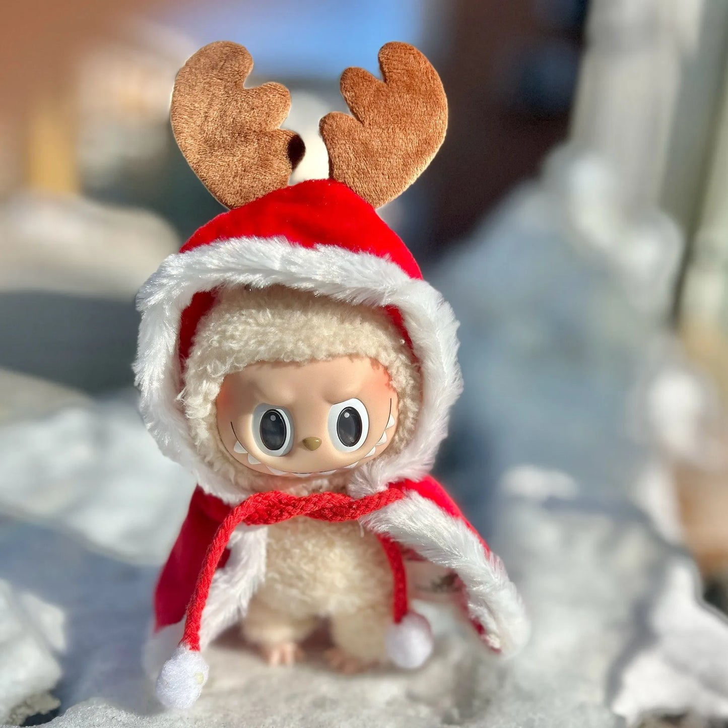 Labubu Winter Plush Outfit Set