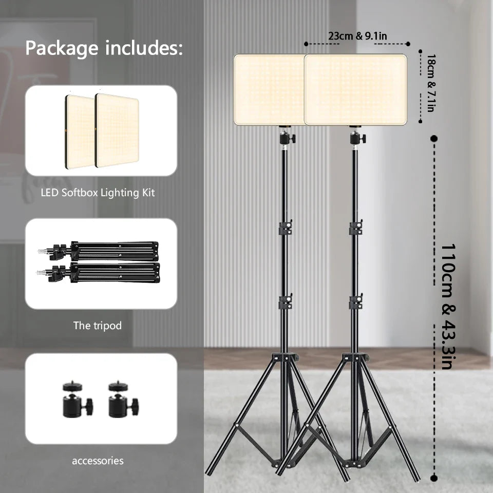 BTFOOR LED Video Conference Light