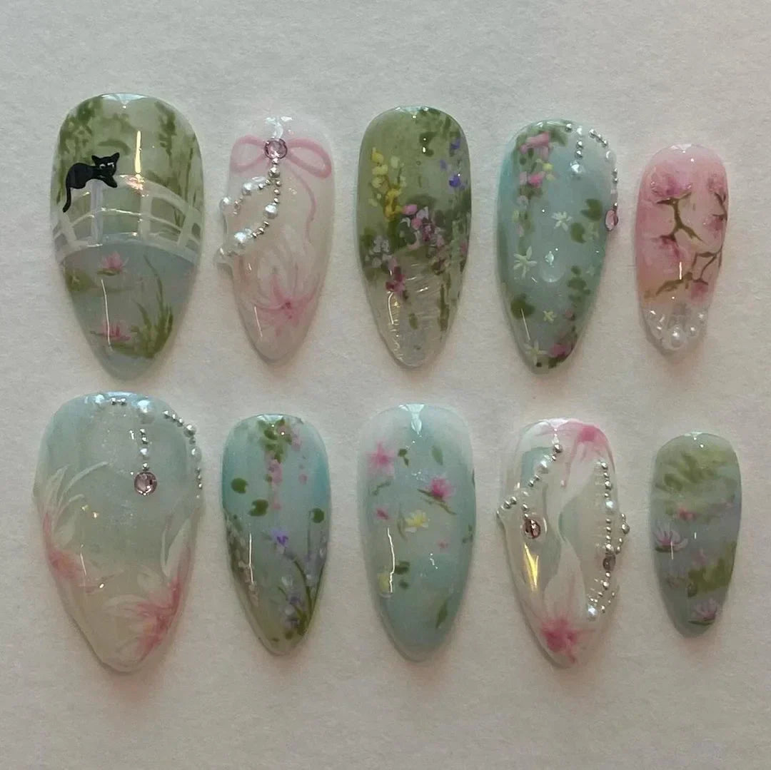 24Pcs Sweet Press-On Nail Set
