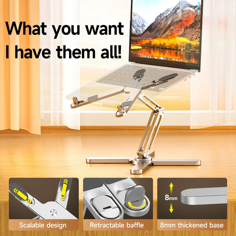 YASOKO 360° Rotating Laptop Stand