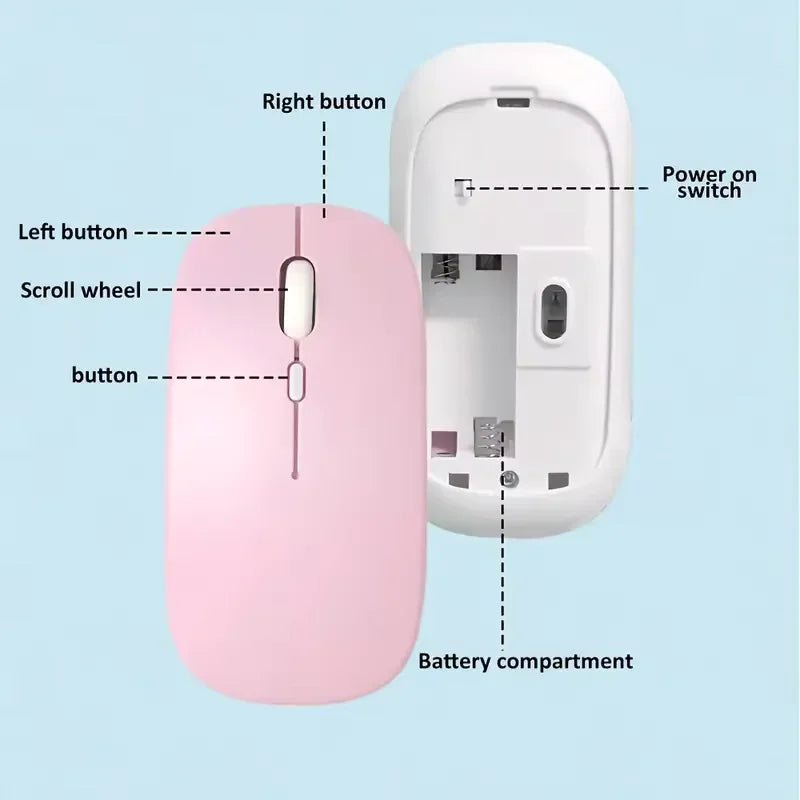 Portable Wireless Bluetooth Mouse