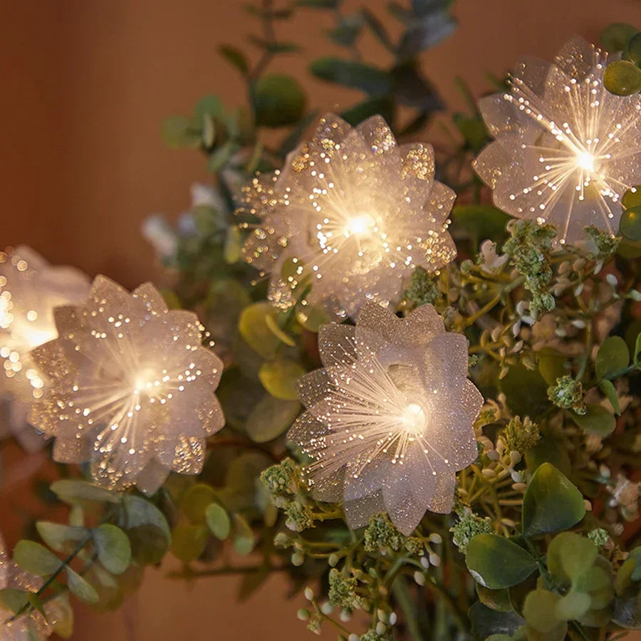 LED Fiber Optic Garland