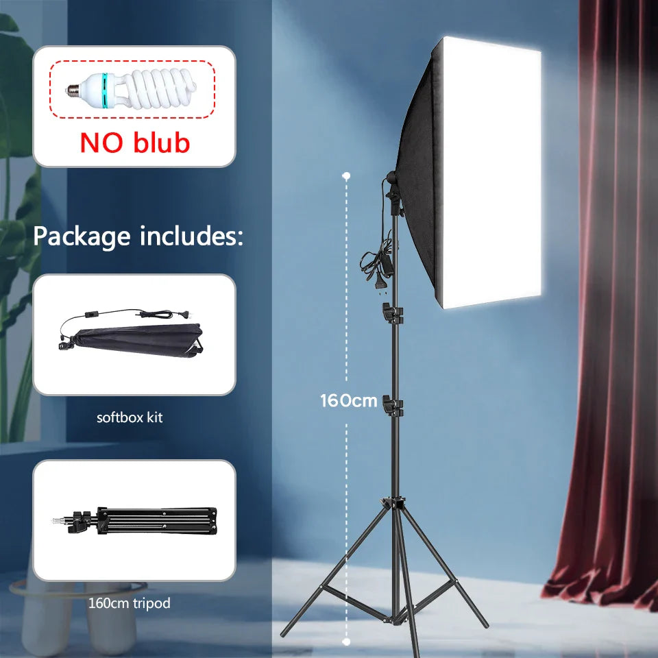 Softbox Photography Lighting Kit