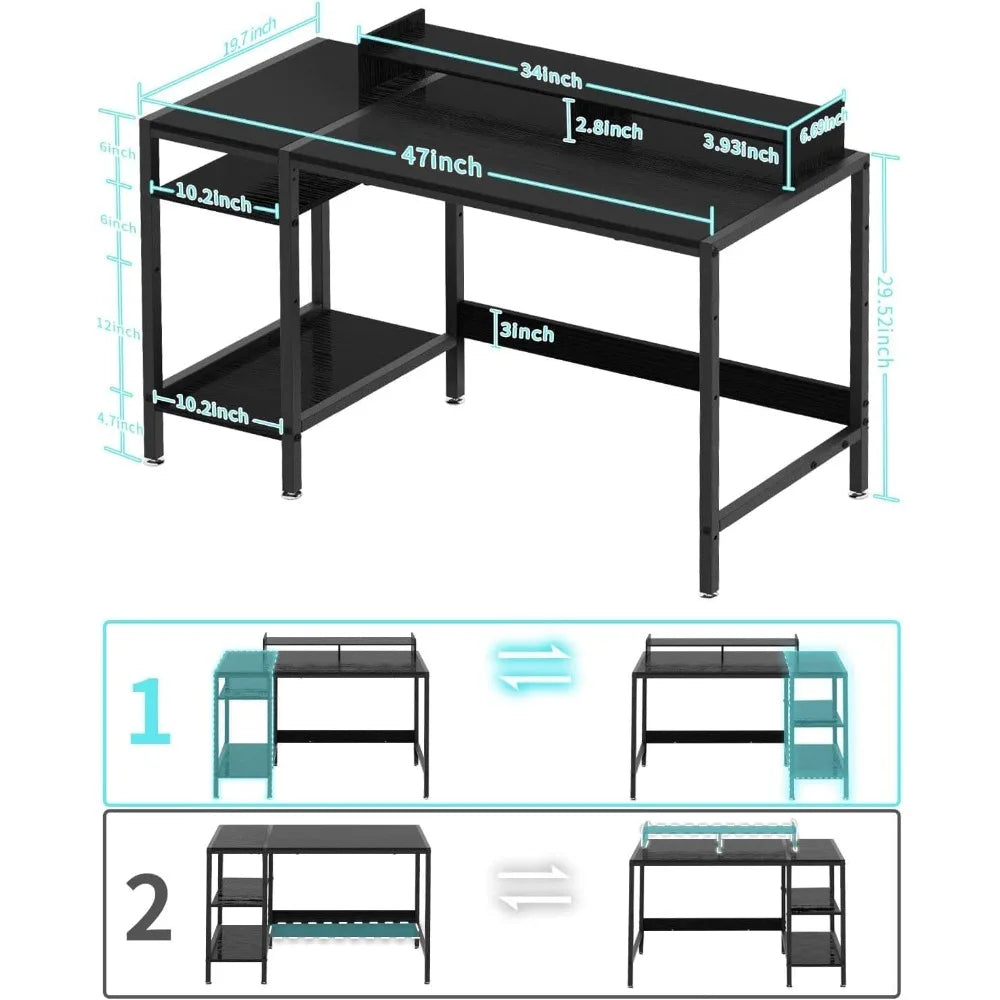 47” Gaming & Office Desk