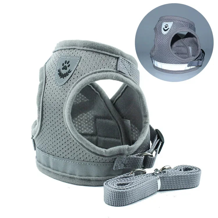 Reflective Adjustable Cat Dog Harness