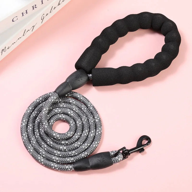 Reflective Dog Leash with Handle