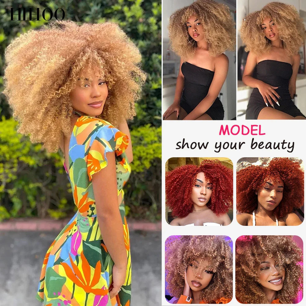 Chocolate Brown Curly Lace Wig