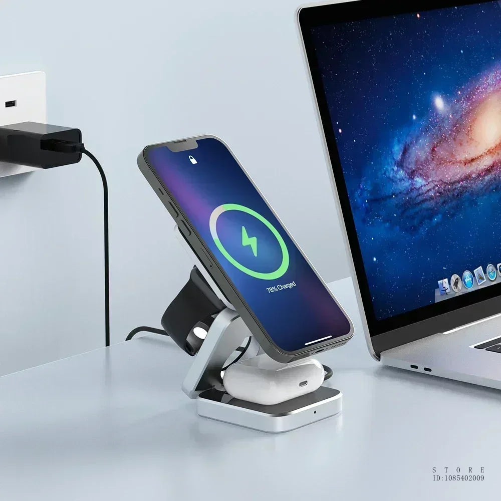 VBNM 3-in-1 Travel Charging Station