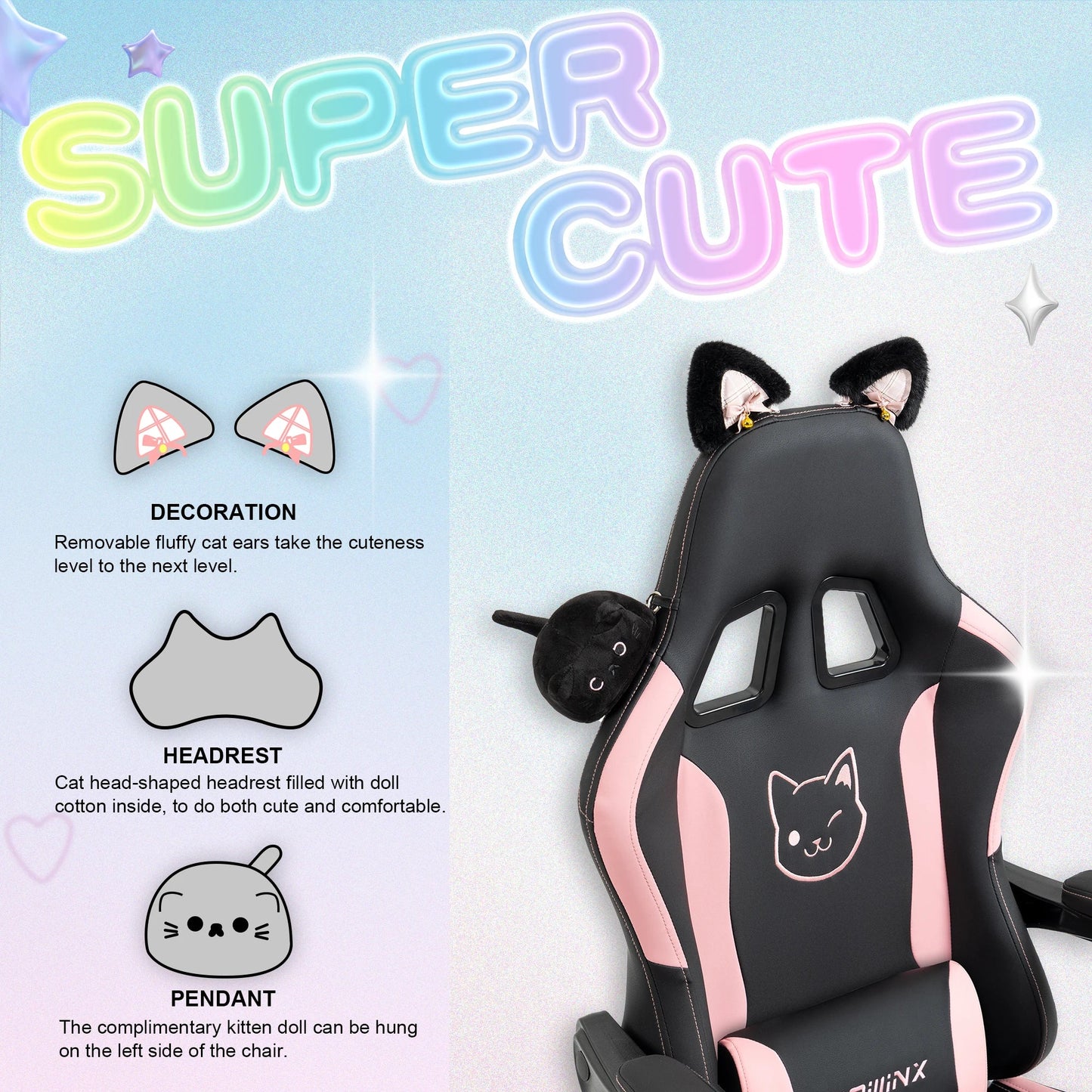 Dowinx Cat-Ears Gaming Chair