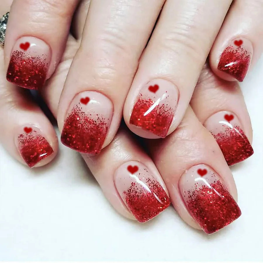 24Pcs Cute Bow Press-On Nails