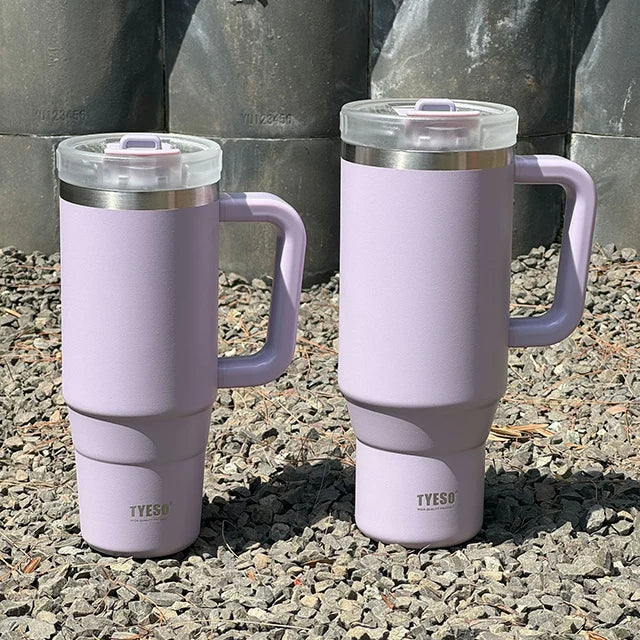 Tyeso 40oz With Handle Straw Tumbler