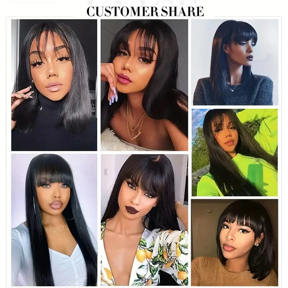 Silky Straight Human Hair Wig