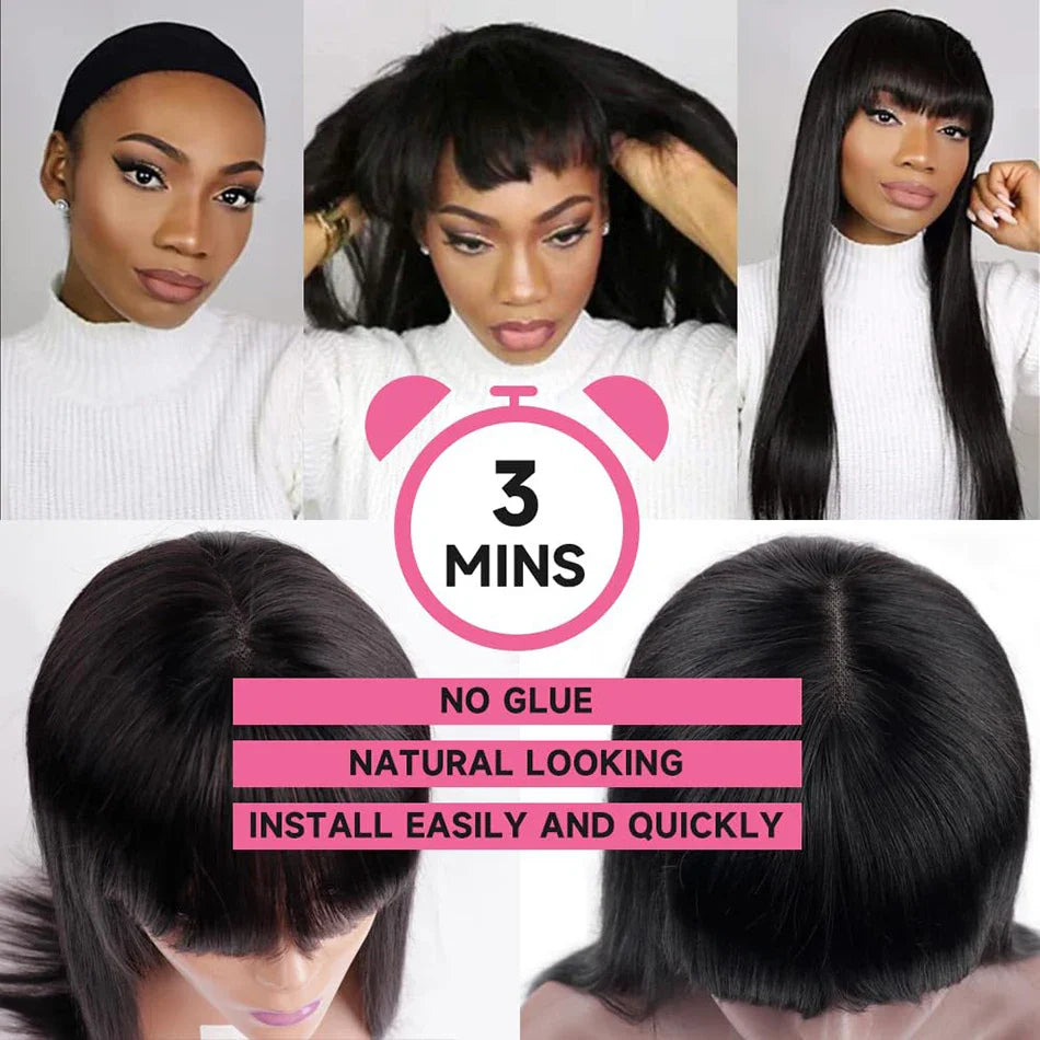Wiggogo Straight Lace Hair Wig