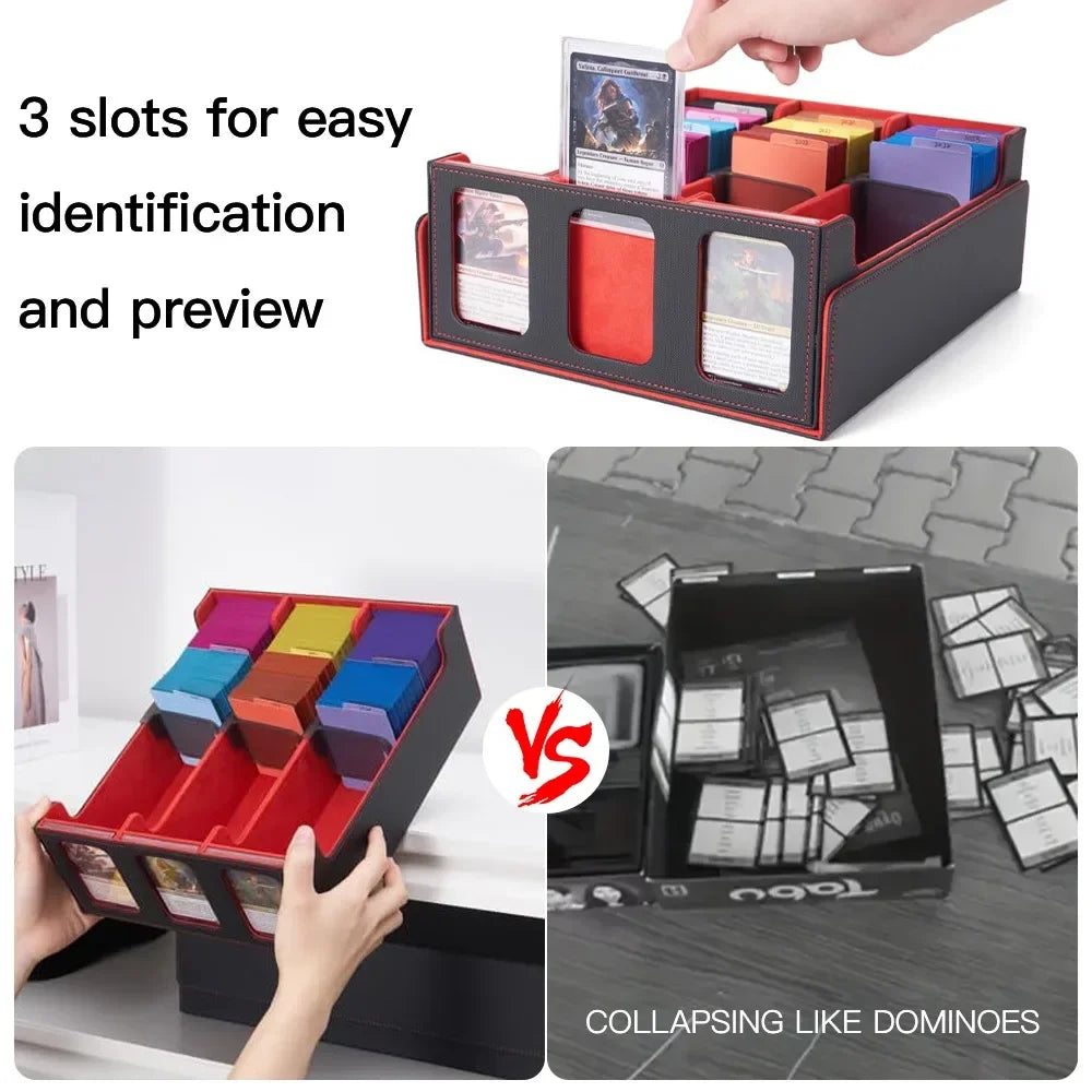 PU Leather Card Storage Box