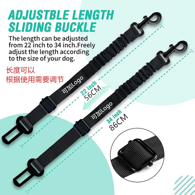 Adjustable Dog Car Seat Harness