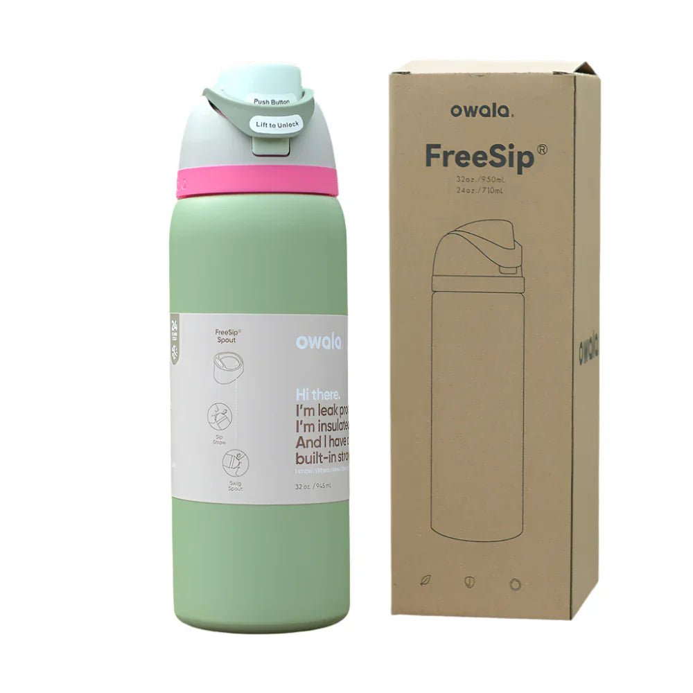 Owala FreeSip Light Green Bottle