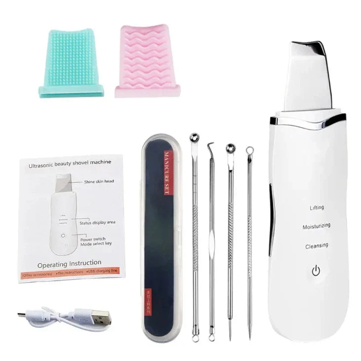 Ultrasonic Facial Skin Scrubber Tool