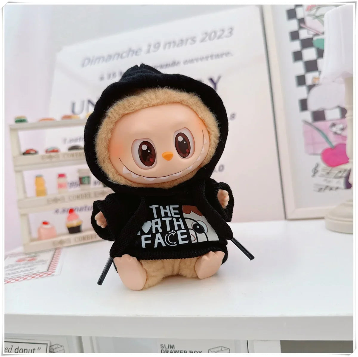 Adoowoo Labubu Korean Idol Hoodie Set