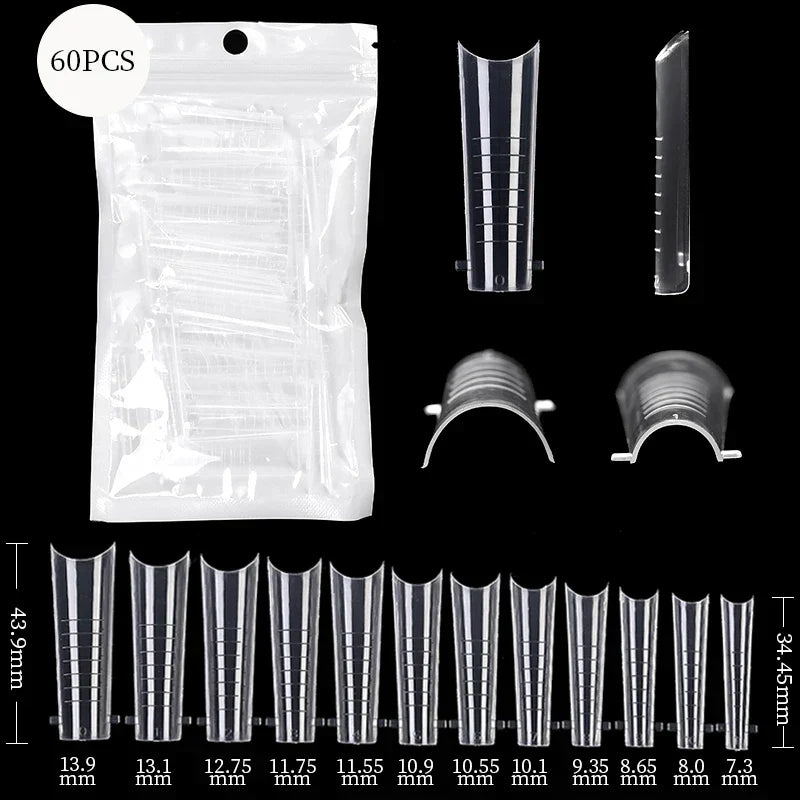 100Pcs Full Cover Nail Tips