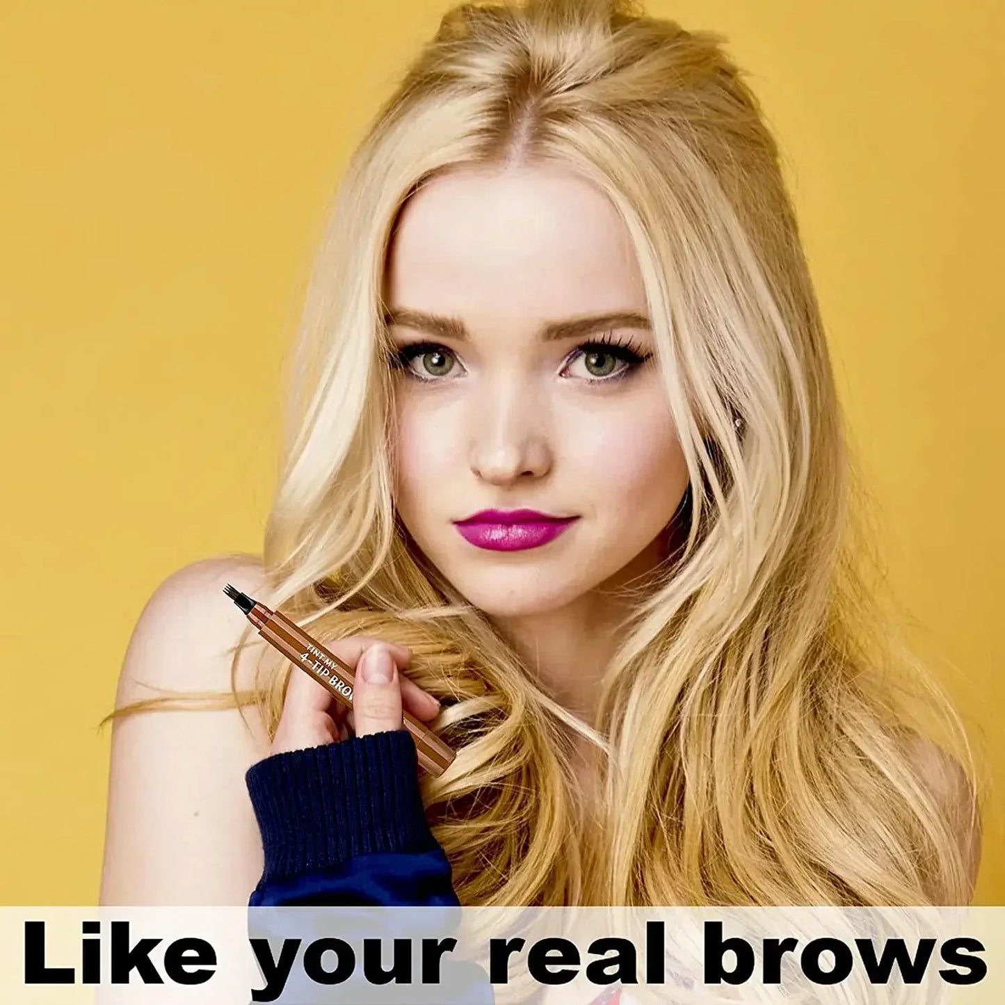 4-Fork Waterproof Eyebrow Pencil