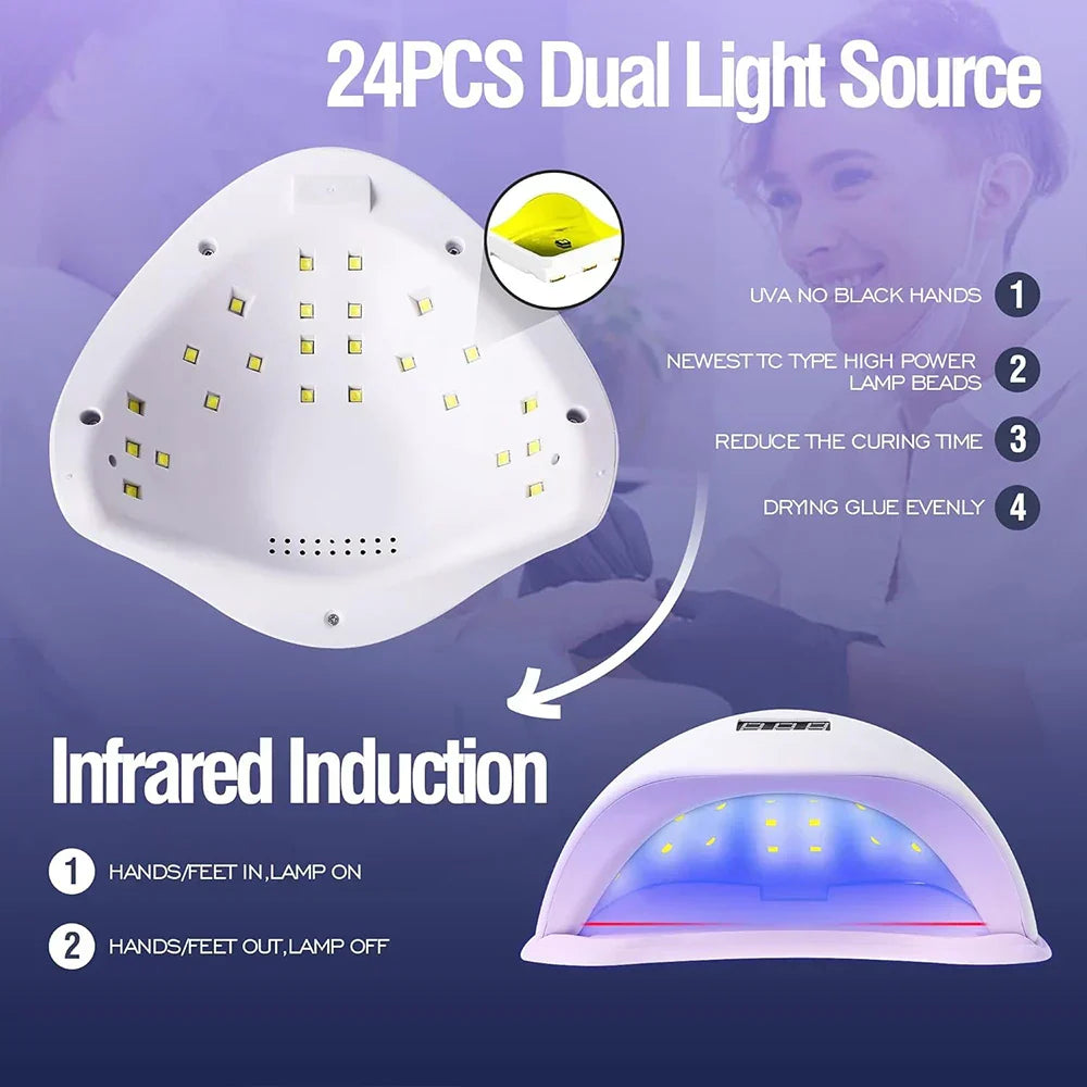 YIKOOLIN Professional Nail Dryer Lamp