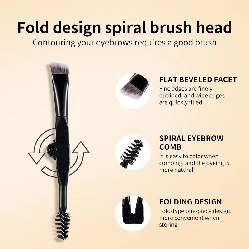 Dual-Color Waterproof Eyebrow Powder