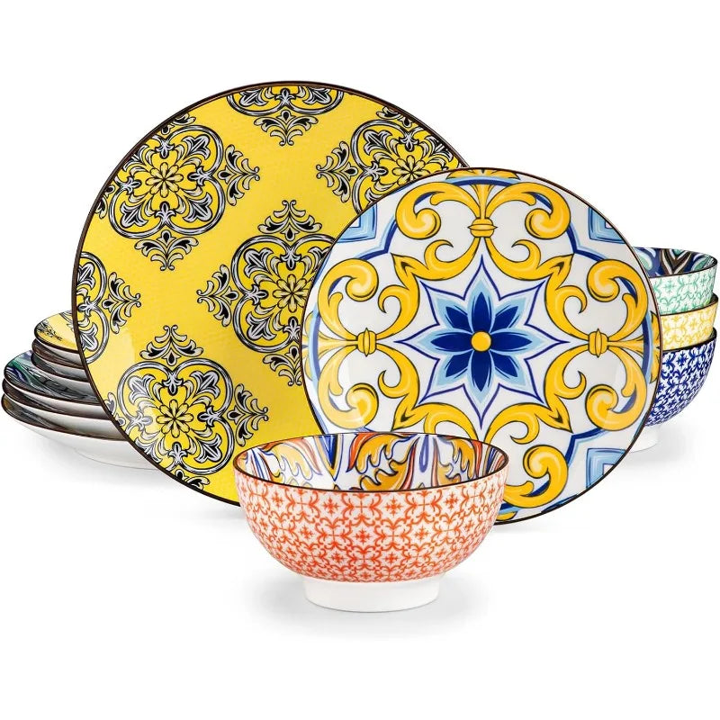 Mandala Porcelain Dinnerware Set