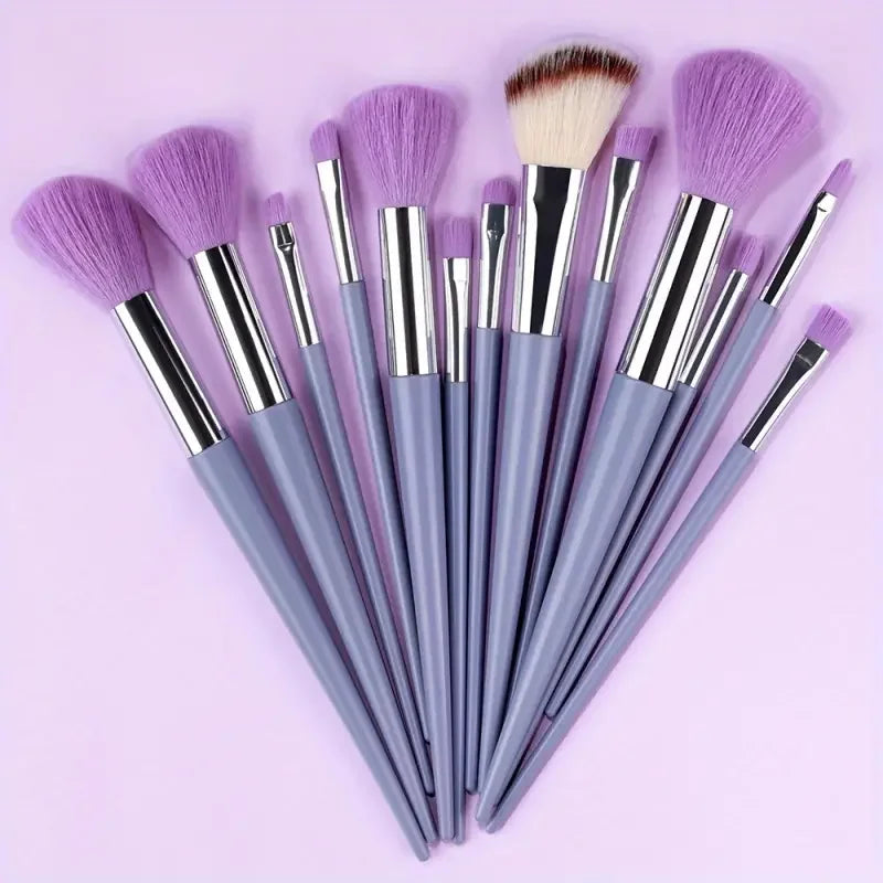 13PCS Fluffy Makeup Brush Set