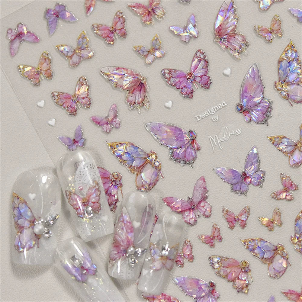 NAILFYOU Kawaii Butterfly Nail Stickers