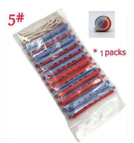 12Pcs Salon Rubber Band Rollers