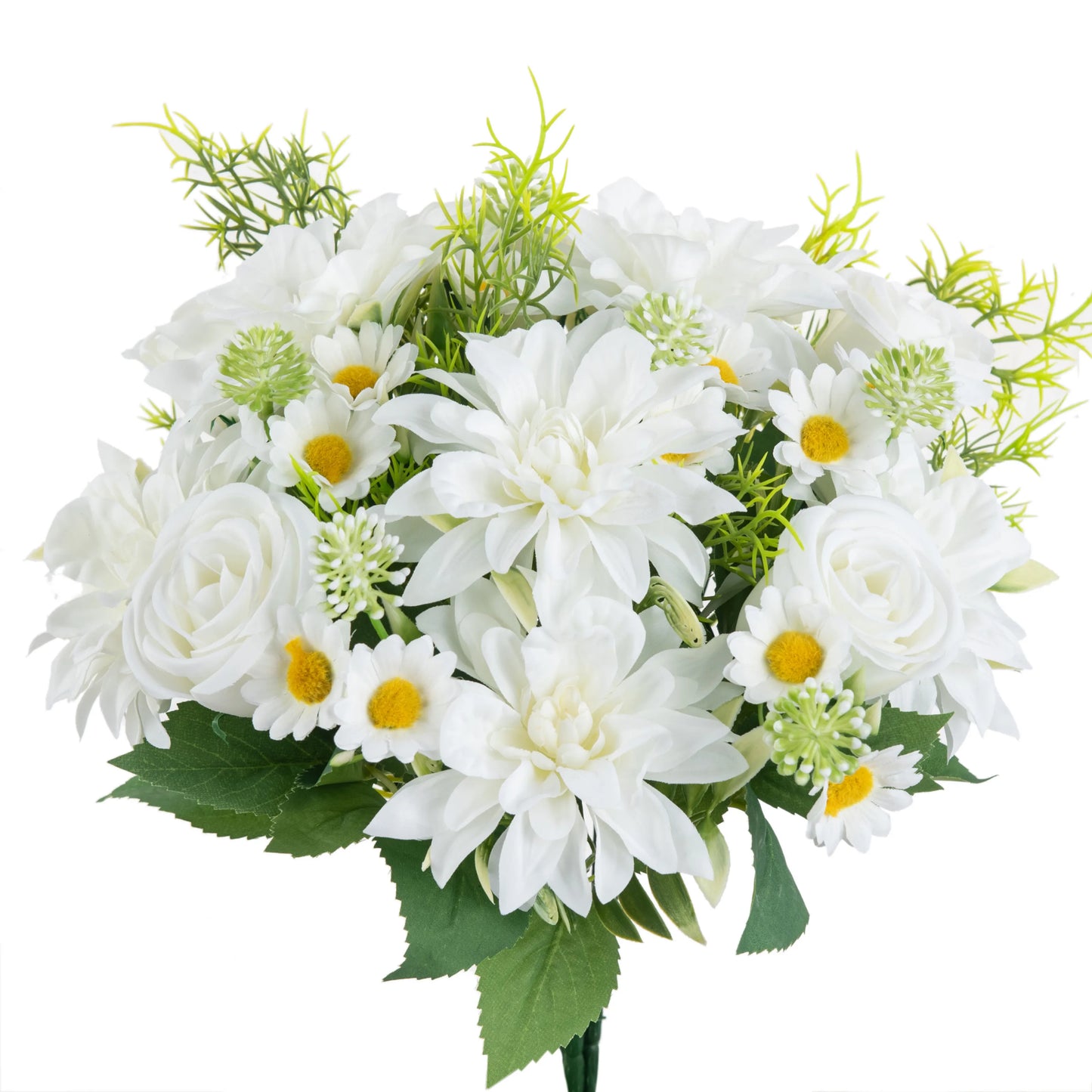 Silk Dahlia Rose Flower