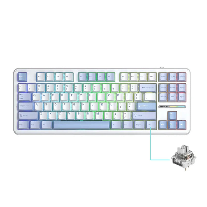 AULA F87Pro Mechanical Gaming Keyboard