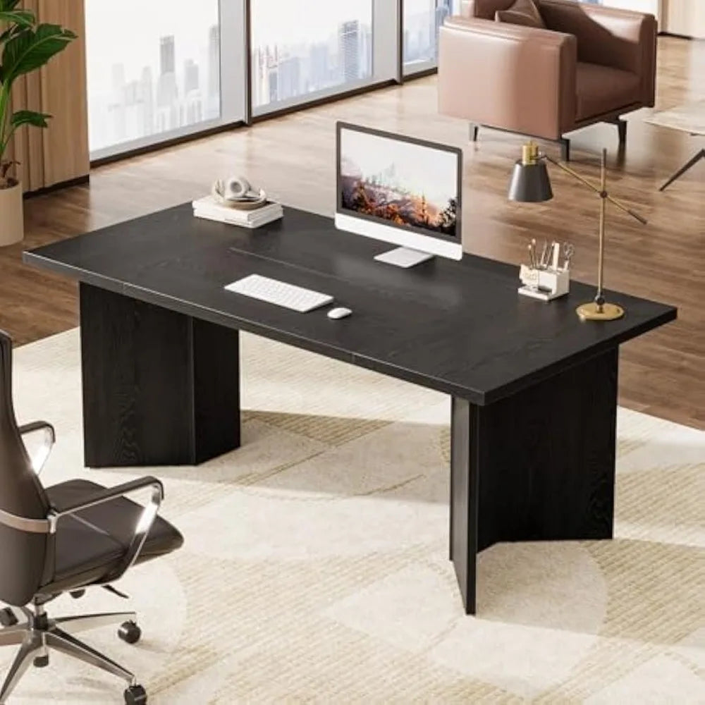 GUANGBAI 63-Inch Modern Executive Desk