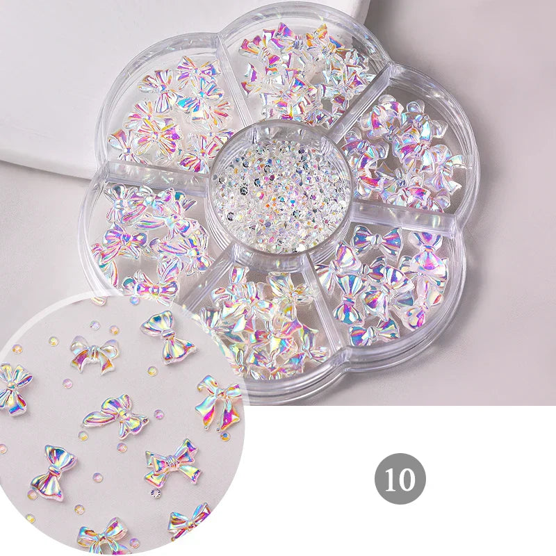 6Grids 3D Nail Art Decorations