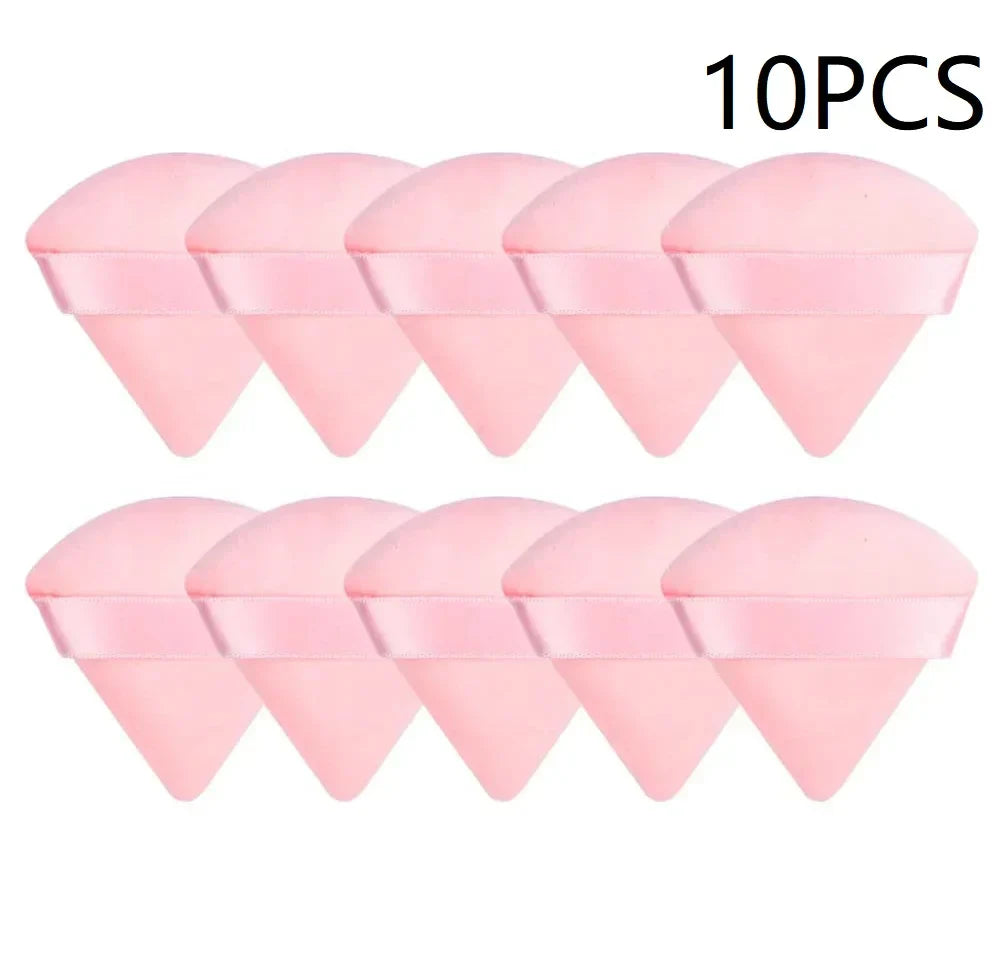 10PCS Triangle Makeup Sponge Set