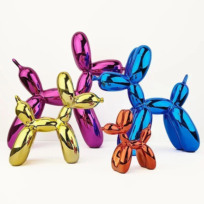 Resin Balloon Dog Sculpture