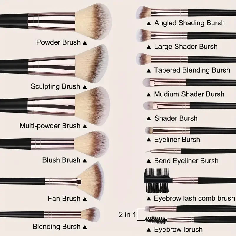 MAANGE 20PCS Dual-Ended Brush Set