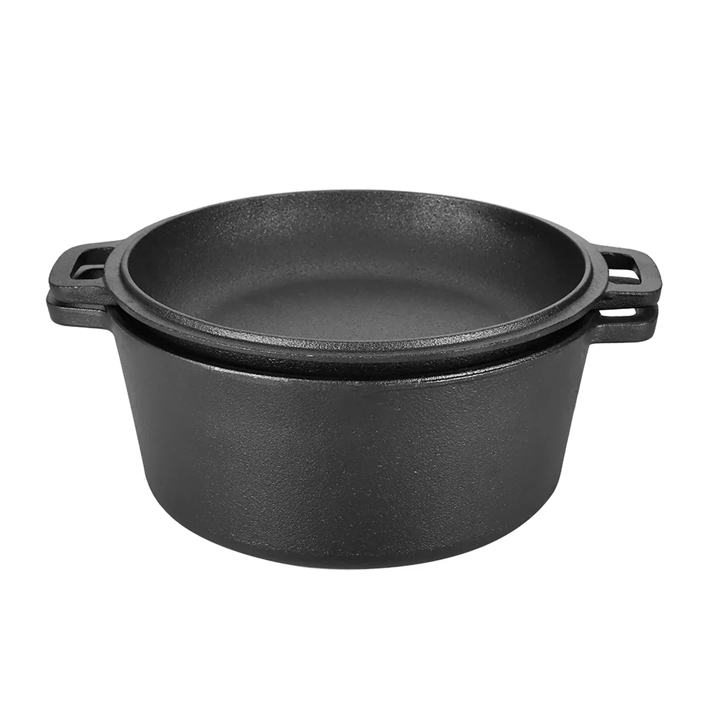 2-in-1 Cast Iron Cooker