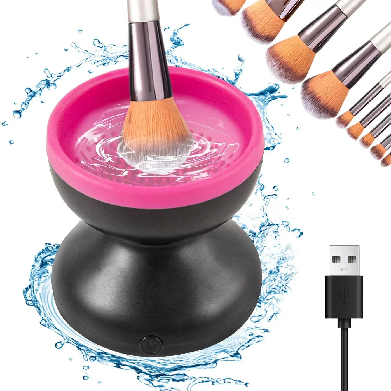 Portable USB Makeup Brush Cleaner
