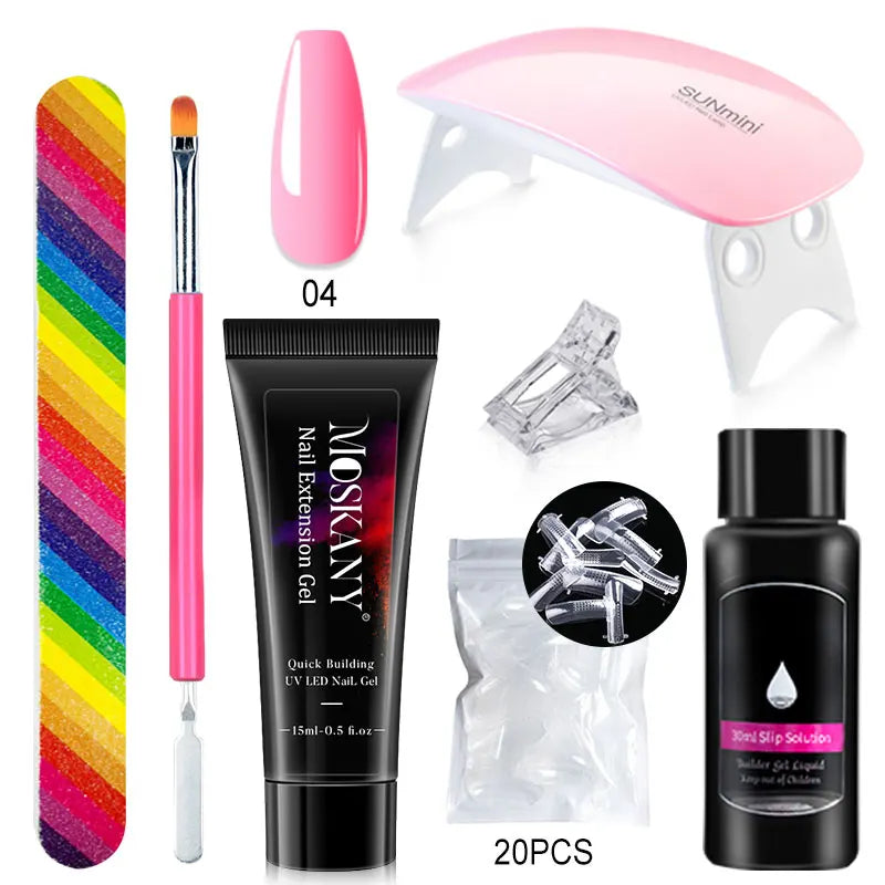 Poly Nail Gel Set Kit