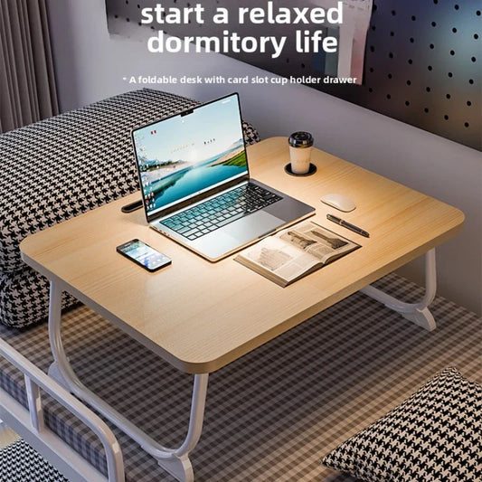 Ergonomic L-Shaped Folding Desk